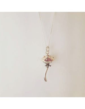 Amanita Muscaria Mushroom Necklace