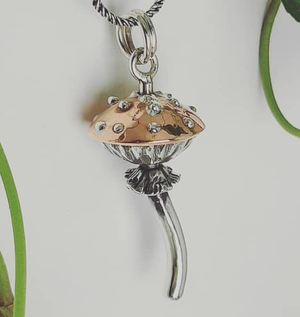 Amanita Muscaria Mushroom Necklace